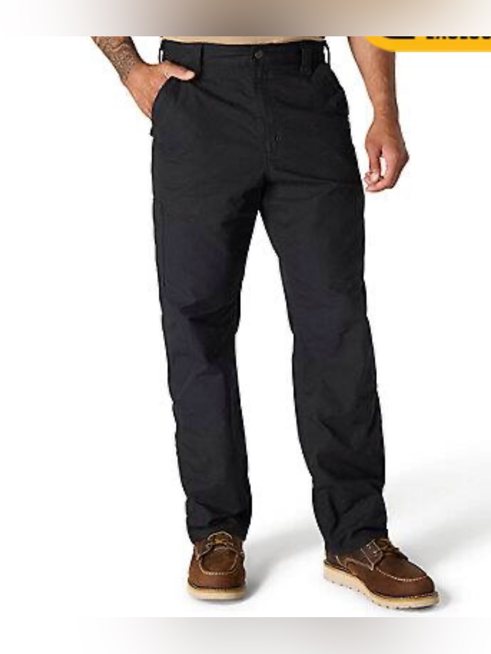 Carhartt B151 BLK Loose Fit Canvas Utility Work Pant Size 32x34